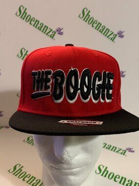 Headgear Classics Hat Snapback Nipsey Hussle The Boogie Flat Bill Red Black Cap